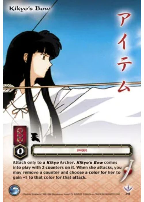 InuYasha TCG | Kikyo's Bow (Foil)  - Tetsusaiga #245 | The Nerd Merchant