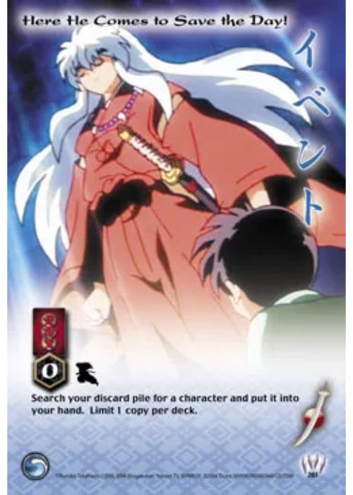 InuYasha TCG | Here He Comes to Save the Day! (Foil)  - Tetsusaiga #261 | The Nerd Merchant