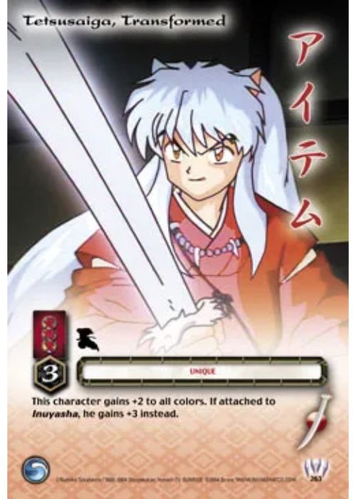 InuYasha TCG | Tetsusaiga, Transformed (Foil) - Tetsusaiga #263 | The Nerd Merchant