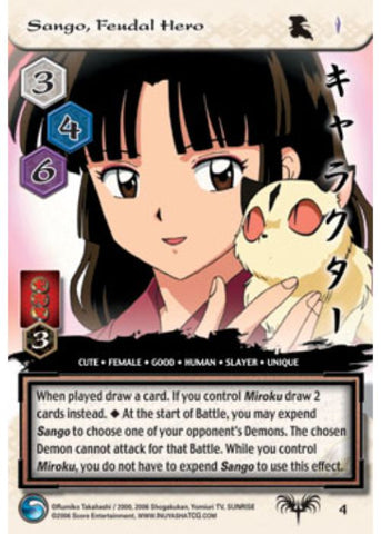 InuYasha TCG | Sango, Feudal Hero - Tousou #4 | The Nerd Merchant