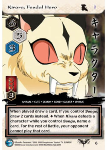 InuYasha TCG | Kirara, Feudal Hero - Tousou #6 | The Nerd Merchant