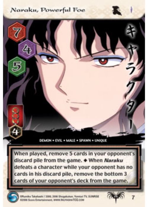 InuYasha TCG | Naraku, Powerful Foe - Tousou #7 | The Nerd Merchant