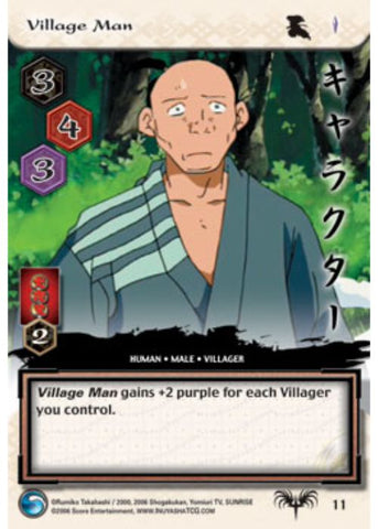 InuYasha TCG | Village Man - Tousou #11 | The Nerd Merchant