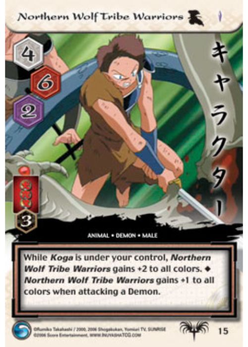 InuYasha TCG | Northern Wolf Tribe Warriors - Tousou #15 | The Nerd Merchant