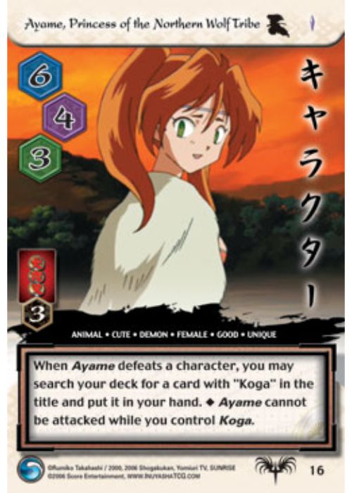 InuYasha TCG | Ayame, Princess of the Northern Wolf Tribe - Tousou #16 | The Nerd Merchant