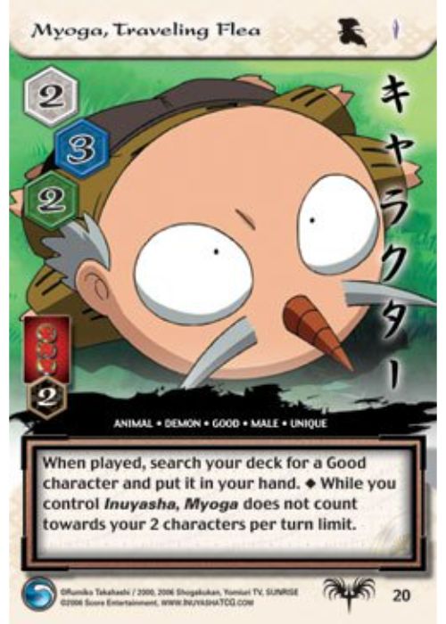 rick and morty pokemon cards InuYasha TCG | Myoga, Travelling Flea - Tousou #20