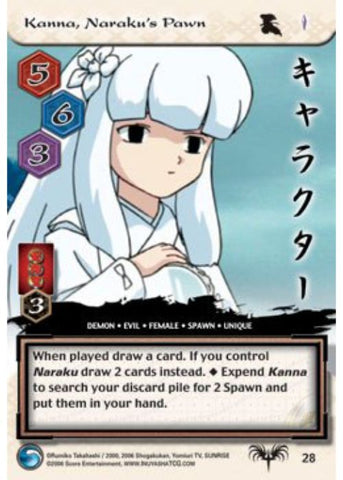 InuYasha TCG | Kanna, Naraku's Pawn - Tousou #28 | The Nerd Merchant