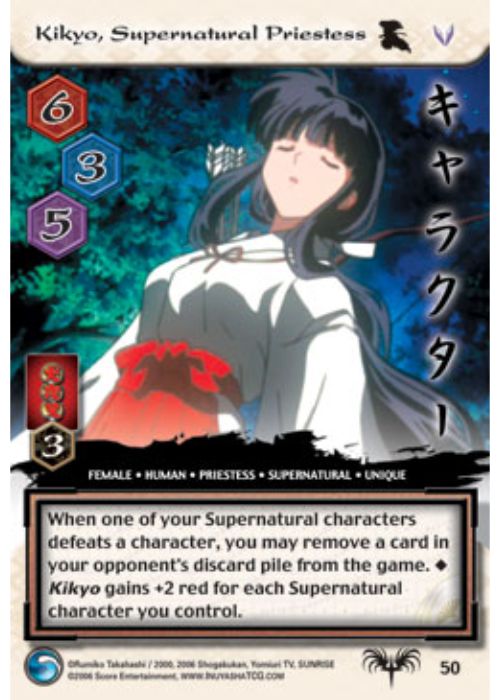 InuYasha TCG | Kikyo, Supernatural Priestess - Tousou #50 | The Nerd Merchant