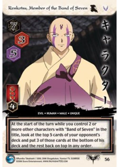 InuYasha TCG | Renkotsu, Member of the Band of Seven - Tousou #56 | The Nerd Merchant