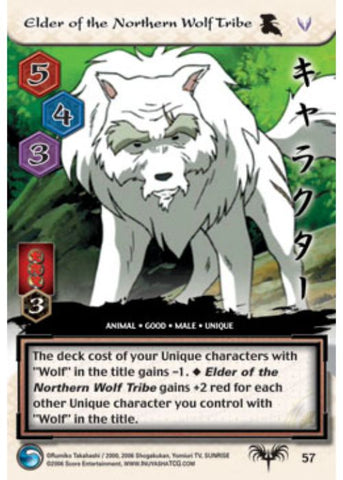 InuYasha TCG | Elder of the Northern Wolf Tribe - Tousou #57 | The Nerd Merchant