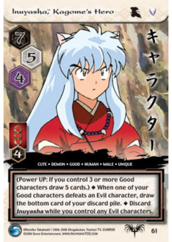 InuYasha TCG | Inuyasha, Kagome's Hero - Tousou #61 | The Nerd Merchant