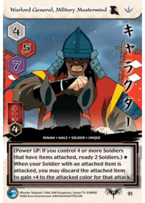 InuYasha TCG | Warlord General, Military Mastermind (Foil) - Tousou #91 | The Nerd Merchant