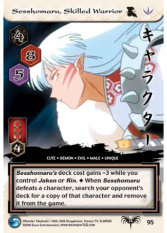 InuYasha TCG | Sesshomaru, Skilled Warrior (Foil) - Tousou #95 | The Nerd Merchant