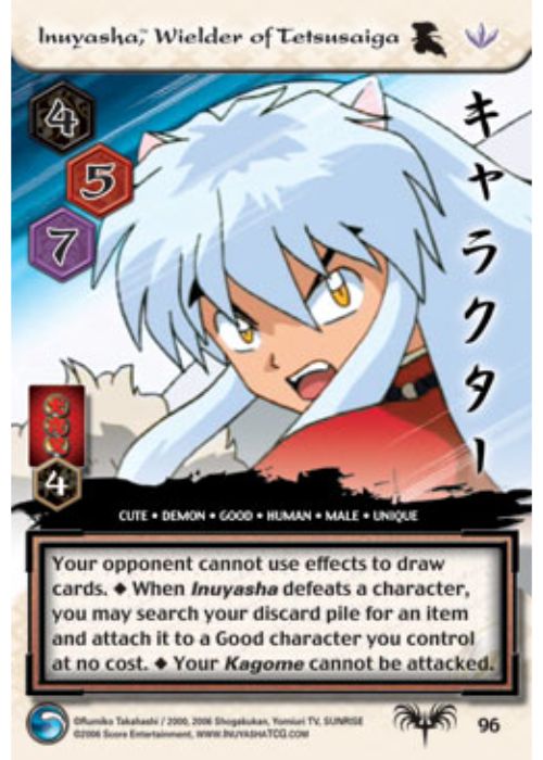 InuYasha TCG | Inuyasha, Wielder of Tetsusaiga (Foil) - Tousou #96 | The Nerd Merchant
