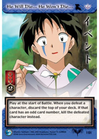 InuYasha TCG | He Will DieŸ?? He Won't DieŸ?? (Foil) - Tousou #101 | The Nerd Merchant