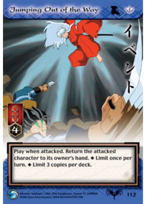 InuYasha TCG | Jumping Out the Way (Foil) - Tousou #112 | The Nerd Merchant