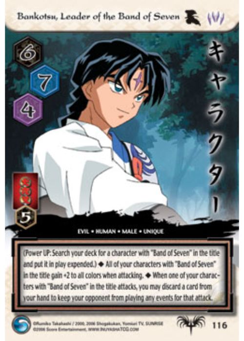 InuYasha TCG | Bankotsu, Leader of the Band of Seven (Foil) - Tousou #116 | The Nerd Merchant