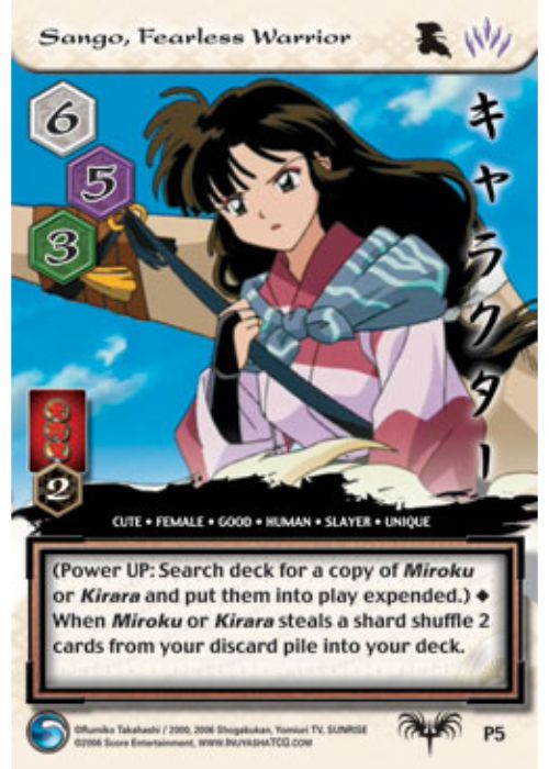 InuYasha TCG | Sango Fearless Warrior (Foil)  - Tousou #P5 | The Nerd Mercant