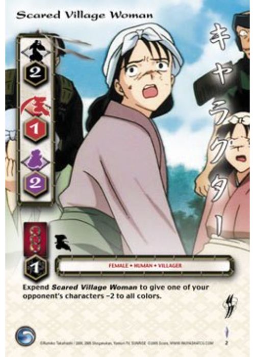 InuYasha TCG | Scared Village Woman - Yokai #2 | The Nerd Merchant