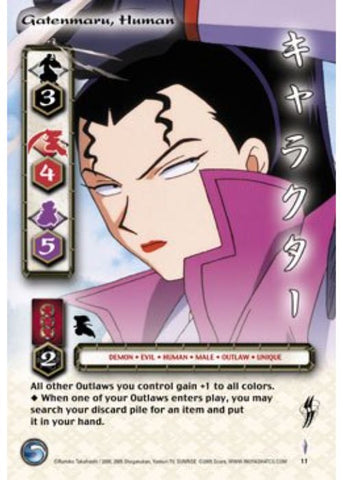 InuYasha TCG | Gatenmaru, Human - Yokai #11 | The Nerd Merchant