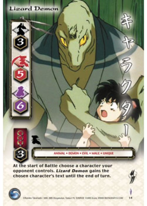 InuYasha TCG | Lizard Demon - Yokai #14 | The Nerd Merchant