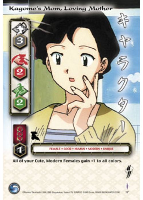 InuYasha TCG | Kagome's Mom, Loving Mother - Yokai #17 | The Nerd Merchant