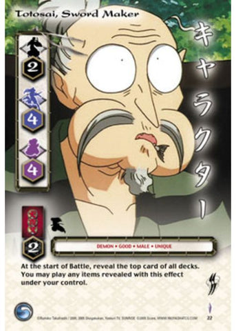 InuYasha TCG | Totosai, Sword Maker - Yokai #22 | The Nerd Merchant