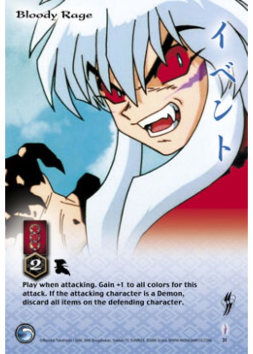 InuYasha TCG | Bloody Rage - Yokai #31 | The Nerd Merchant