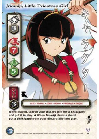 InuYasha TCG | Momiji, Little Priestess Girl - Yokai #56 | The Nerd Merchant