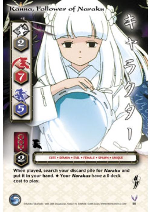 InuYasha TCG | Kanna, Follower of Naraku - Yokai #58 | The Nerd Merchant