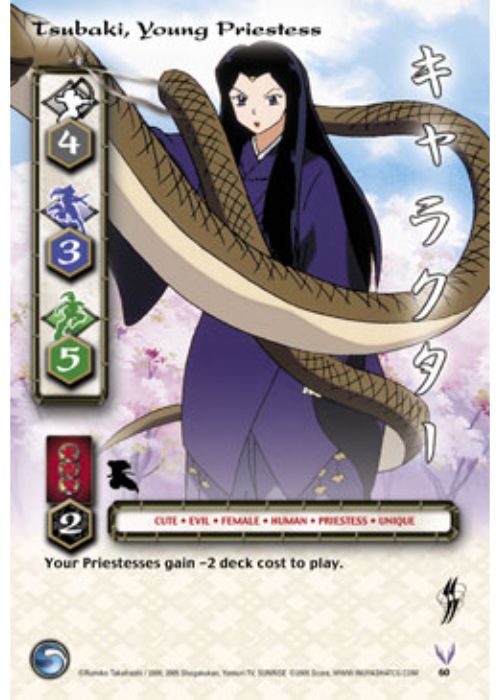 InuYasha TCG | Tsubaki, Young Priestess - Yokai #60 | The Nerd Merchant