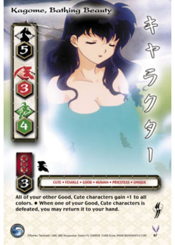 InuYasha TCG | Kagome, Bathing Beauty - Yokai #67 | The Nerd Merchant