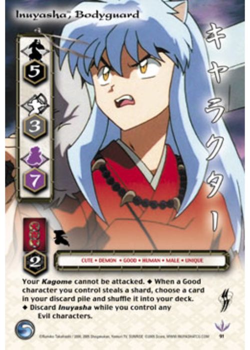 InuYasha TCG | Inuyasha, Bodyguard (Foil) - Yokai #91 | The Nerd Merchant