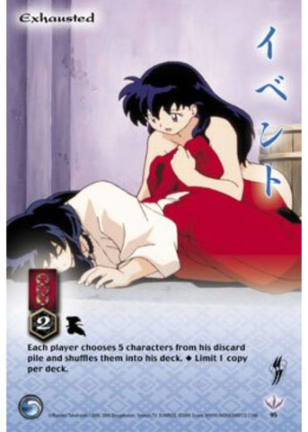 InuYasha TCG | Exhausted (Foil) - Yokai #95 | The Nerd Merchant