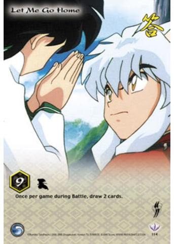 InuYasha TCG | Let Me Go Home (Foil) - Yokai #114 | The Nerd Merchant