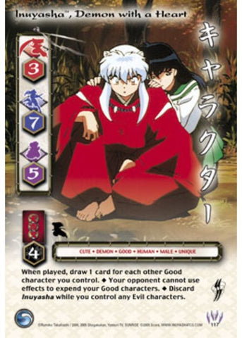 InuYasha TCG | Inuyasha, Demon With a Heart (Foil) - Yokai #117 | The Nerd Merchant