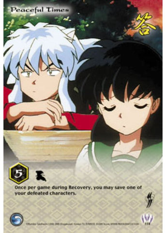 InuYasha TCG | Peaceful Times (Foil) - Yokai #118 | The Nerd Merchant