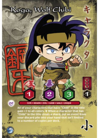 InuYasha TCG | Koga, Wolf Chibi (Foil) - Yokai #CB10 | The Nerd Merchant