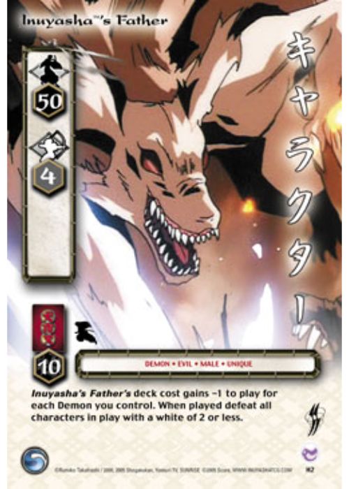 InuYasha TCG | Inuyasha's Father (Foil) - Yokai #H2 | The Nerd Merchant