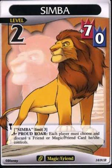 Kingdom Hearts TCG |Simba Lv2 - Base Set #16/91| The Nerd Merchant