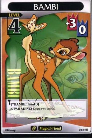 Kingdom Hearts TCG |Bambi Lv4 - Base Set #24/91| The Nerd Merchant