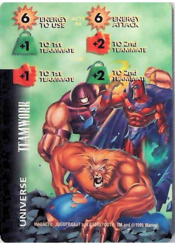 OverPower CCG | 6 Energy Fighting/Strength +1 +2 (Magneto) | The Nerd Merchant