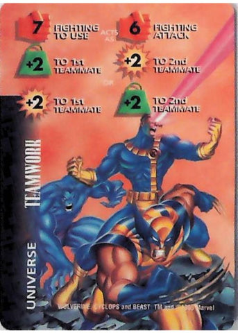 OverPower CCG | 7 Fighting Energy/Strength +2 +2 (Wolverine) | The Nerd Merchant