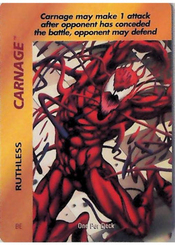 OverPower CCG | Carnage - Ruthless | The Nerd Merchant