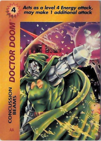 OverPower CCG | Doctor Doom - Concussion Beams | The Nerd Merchant