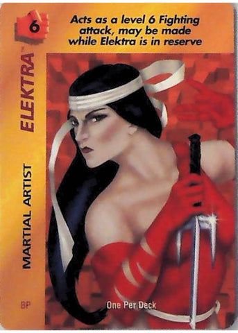 OverPower CCG | Elektra - Martial Artist | The Nerd Merchant