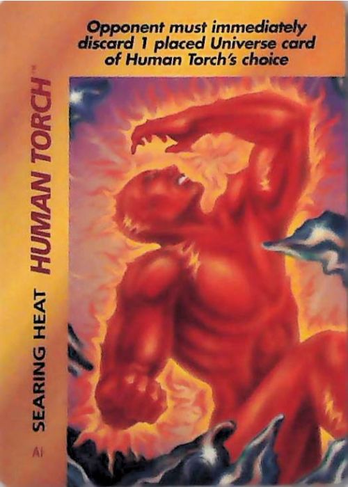 OverPower CCG | Human Torch - Searing Heat | The Nerd Merchant