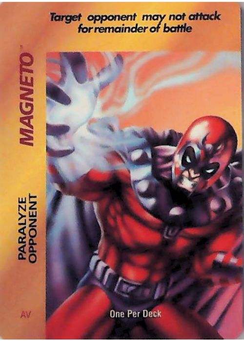 OverPower CCG | Magneto - Paralyze Opponent | The Nerd Merchant