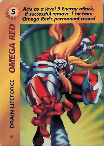 OverPower CCG | Omega Red - Drain Lifeforce | The Nerd Merchant