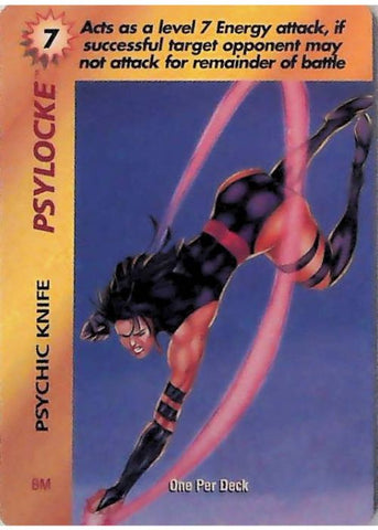 OverPower CCG | Psylocke - Psychic Knife | The Nerd Merchant